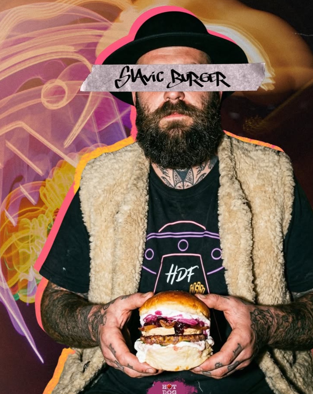 AI implementácia - vizuál Slavic Burger pre Hotdogfactory