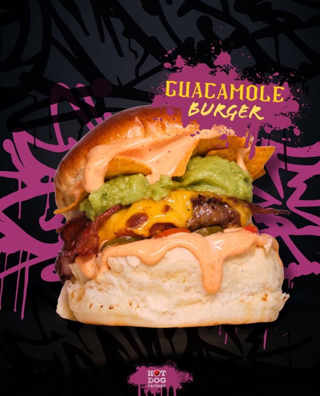 Grafika Guacamole Burger pre Hotdogfactory